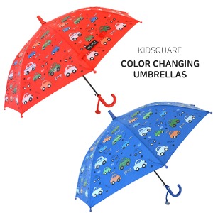 [Kidsquare] 유/아동 컬러 체인징 우산 자동차 (2 color)