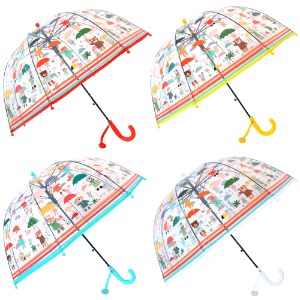 [Kidsquare] 유/아동 돔형 우산 동물원 (4 color)