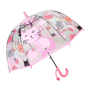 [Kidsquare] 유/아동 돔형 우산 분홍고양이